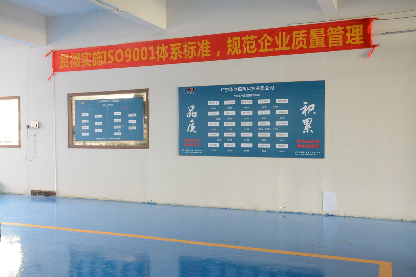 生產流程架構展示墻